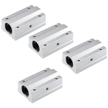 

4 SCS12LUU Linear Motion Ball Slider Units Linear Ball Bearing Blocks CNC Milling Machine 3D Printer Parts
