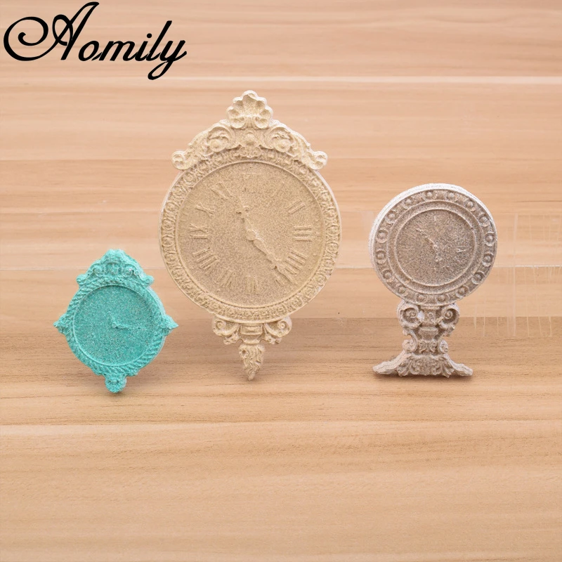 Aomily Silicone Cake Molds Pocket Watch Clock Cake Chocolate Mold Cake Decorating Tools Fondant Sugarcraft Bakery Accessories