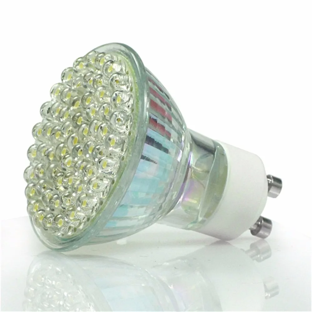 10x3,6 W/60 GU10 светодиодный SMD светильник дневной/теплый белый высокой мощности