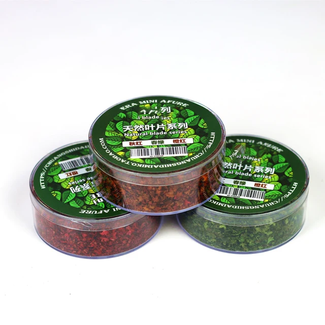 Military Model Leaves Diorama Grass Powder DIY Decoration Sand Table Building Materials Hobby Building Tools 6