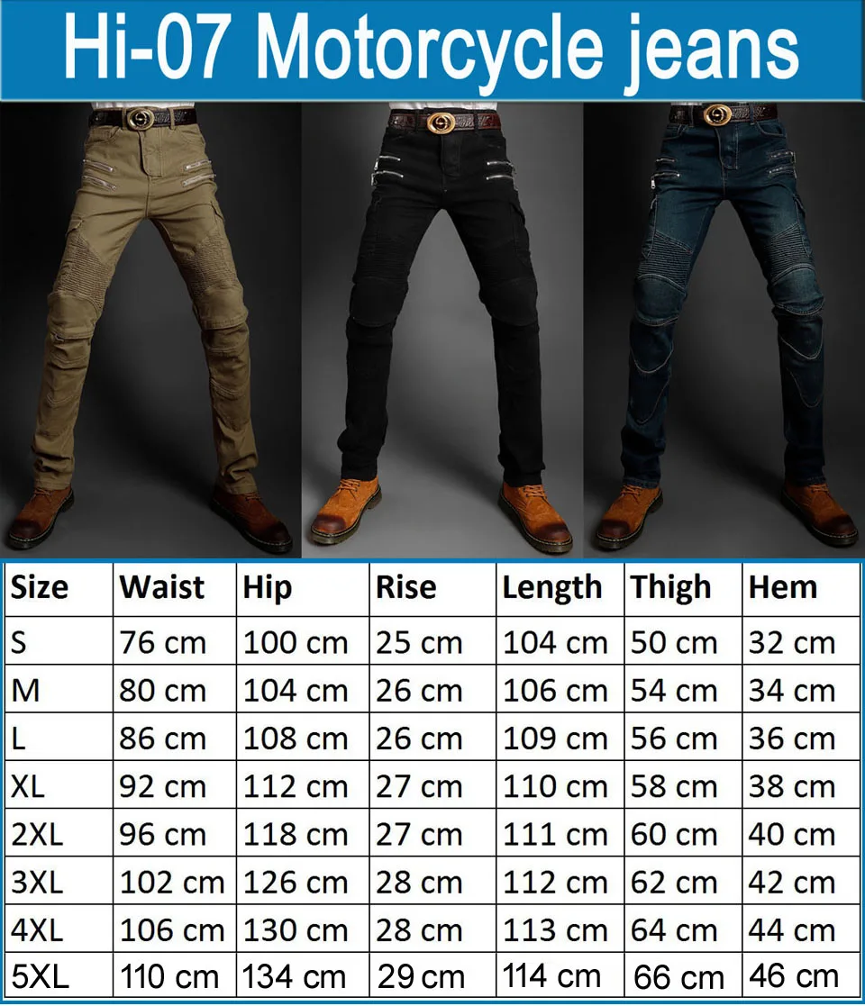 2021 New Khaki Motorcycle Pants Black 