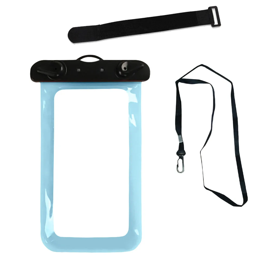 SB Float Airbag Waterproof Swimming Bag Mobile Phone Case Cover Dry Pouch Universal Diving Drifting Riving Trekking Bags JU22 - Цвет: SB