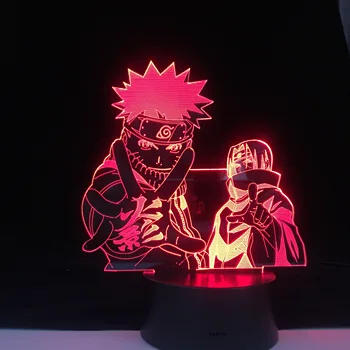 

Anime Naruto Uzumaki Led Night Light Team 16 Color Sasuke Kakashi Hatake Kids Bedroom Nightlight Itachi Uchiha 3d Lamp Xmas Gift