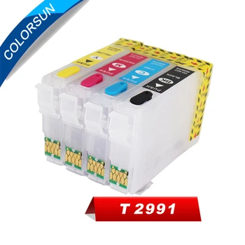 

4PC Refillable T2991 ink cartridges 29 29XL for Epson XP342 XP345 XP442 XP445 xp-445 xp-345 xp-342 cartridge with ARC chips