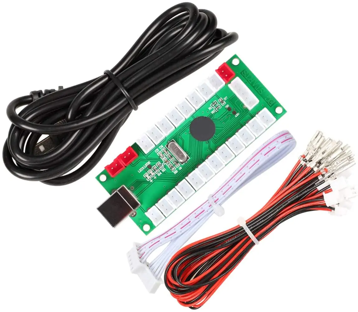 Zero Delay USB Encoder To PC Games Controllers For Arcade Sanwa Kits Parts Mame Jamma & Other PC Games