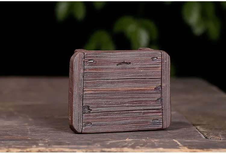 Raw Ore Clay Imitation Wood-grain Yixing Clay Teapot Asked Clay Decoration Accessories Wholesale Tea Drag a Generation of Delive