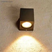 Ip65 Черный наружный настенный светильник 5 Вт Светодиодный светильник наружный водонепроницаемый светодиодный buitenlamp