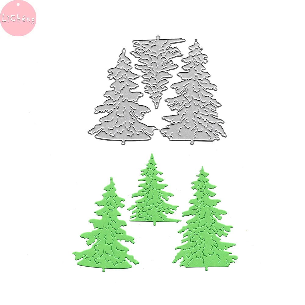 Christmas Tree Slimline Cutting Dies Scrapbooking Embossing Folders for Card Making Metal Craft Stencils DIY Clear Stamps Die | Дом и сад
