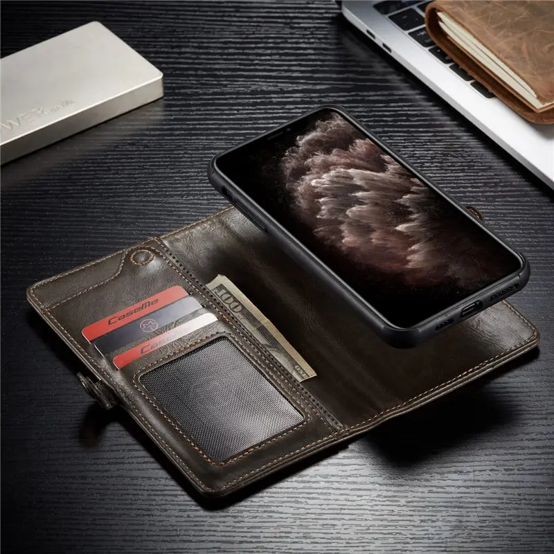 Чехол-кошелек для iPhone 11 Pro Max, кожаный чехол, чехол на магните, задняя крышка для телефона, чехол для iPhone 11 Pro, чехол