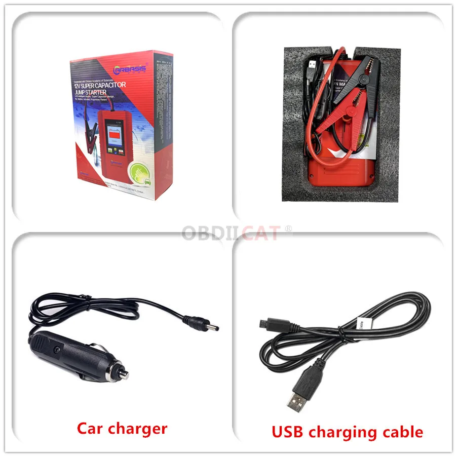 A+ Car Jump Starter C158 C-158 12V Battery Power Bank No Battery Inside Super Capacitor Unlimited use ChargeTime Less 3 Minutes noco gb150 Jump Starters