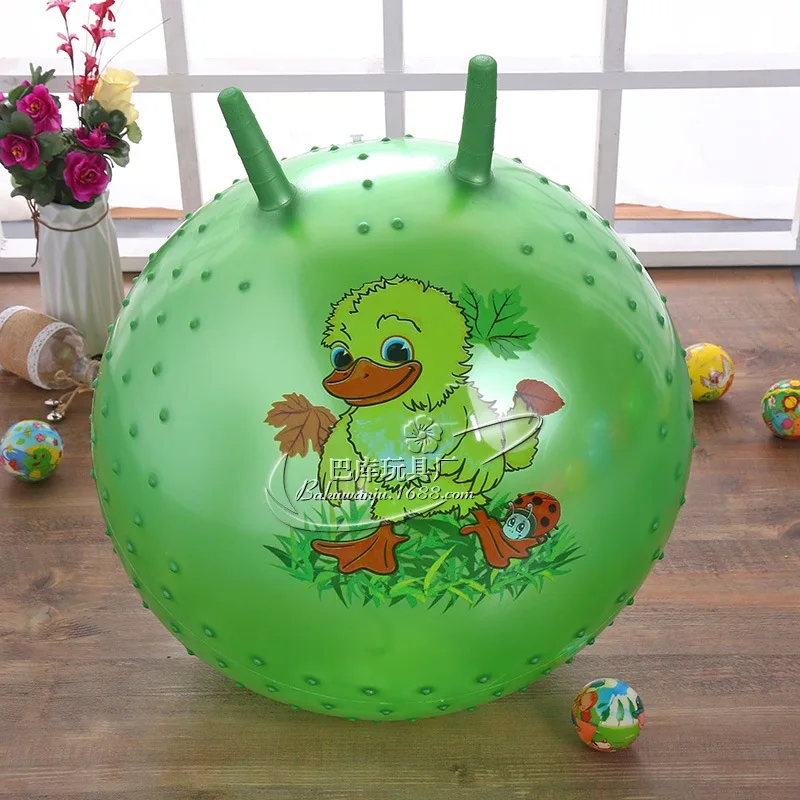 Прыжок мяч колючая 45 сантиметров Толстая Экологически чистая Детская Надувная Игрушка надувной мяч низкая цена