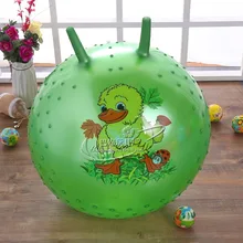 Прыжок мяч колючая 45 сантиметров Толстая Экологически чистая Детская Надувная Игрушка надувной мяч низкая цена