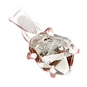 

Genuine Herkimer Diamond Pendant 925 Sterling Silver, 20.3 mm, AP6747