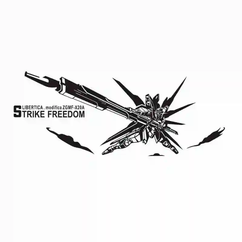 Pegatina GUNDAM Sticker Anime Cartoon Car Decal Sticker Vinyl Wall Stickers  Decor Home Decoration