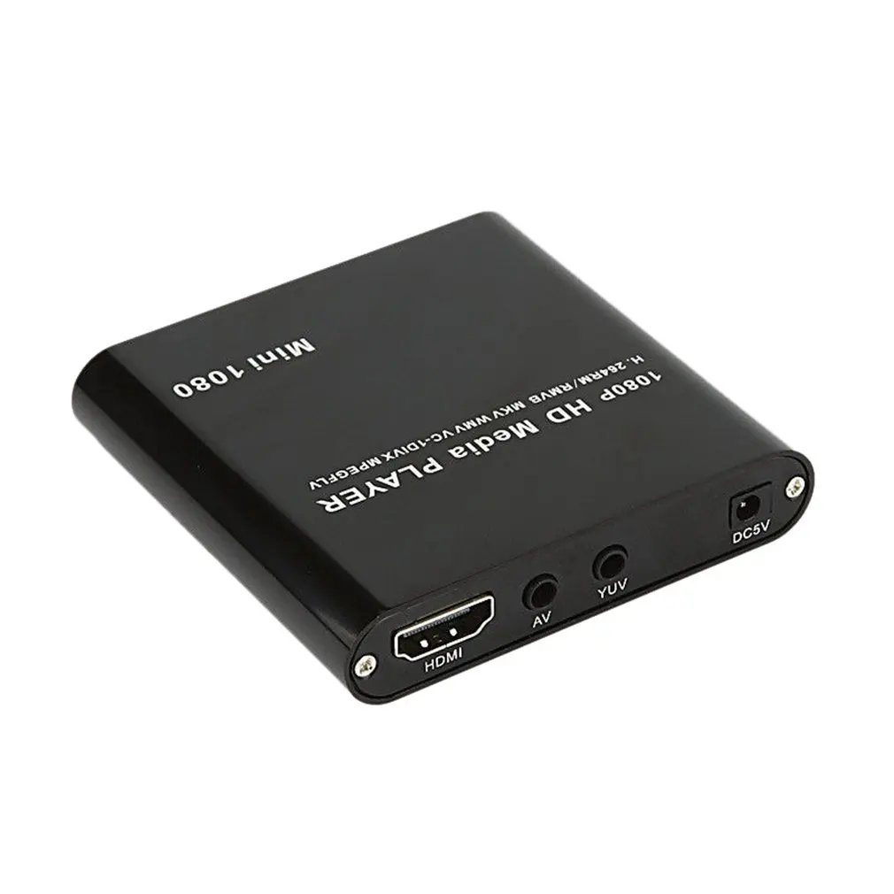 Mini HDMI Media Player 1080P HDD RM RMVB DIVX AVI MKV SD USB MPEG JPEG MOV