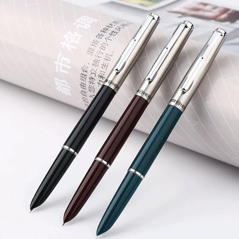 Старомодная крошечная авторучка Классическая иридиевая Золотая чернильные