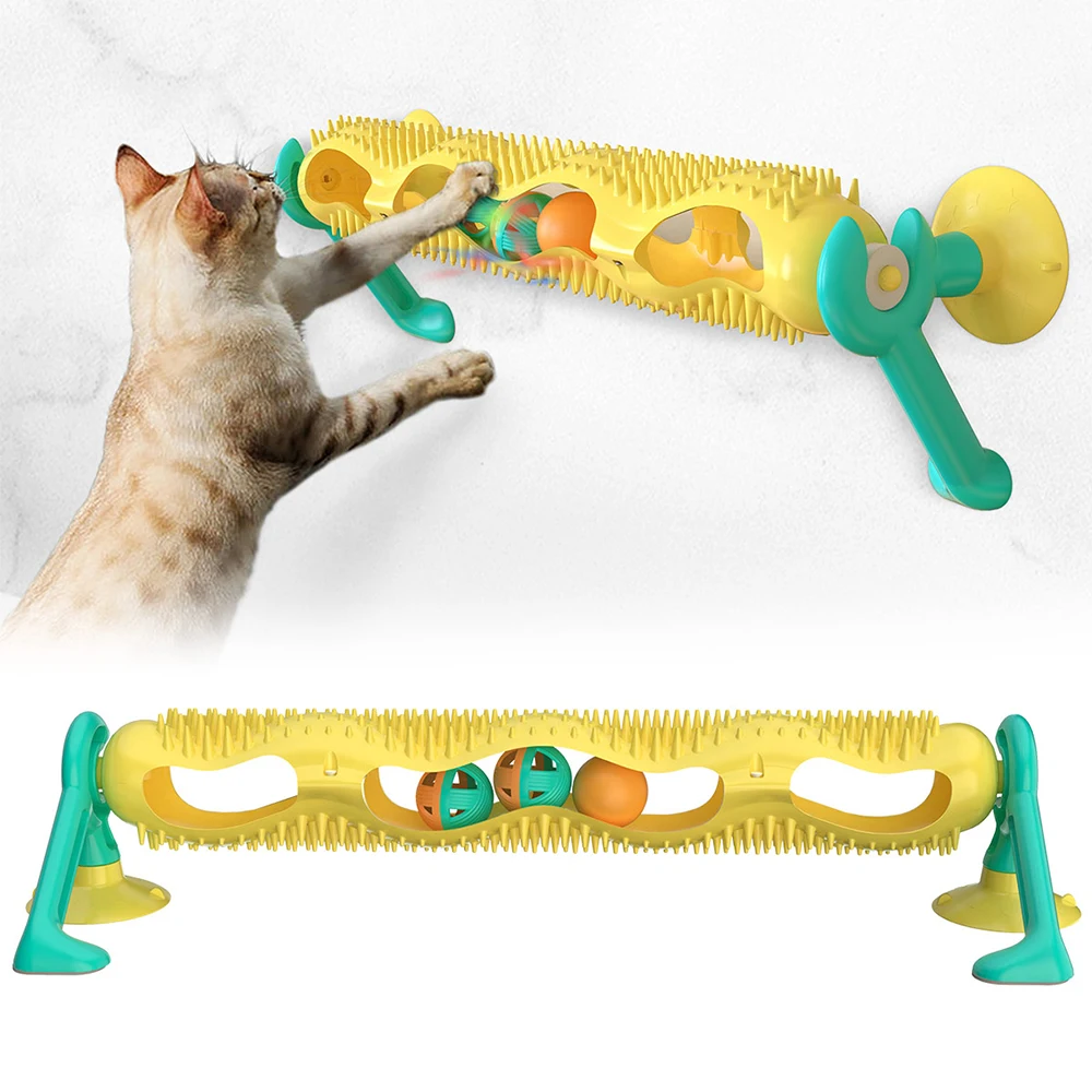 

Interactive Pet Toy Cat Pet Educational Amusement Camera Track Tower Cat Teaser Toy Plate Cat Tower Balls Pet Accesories For Cat