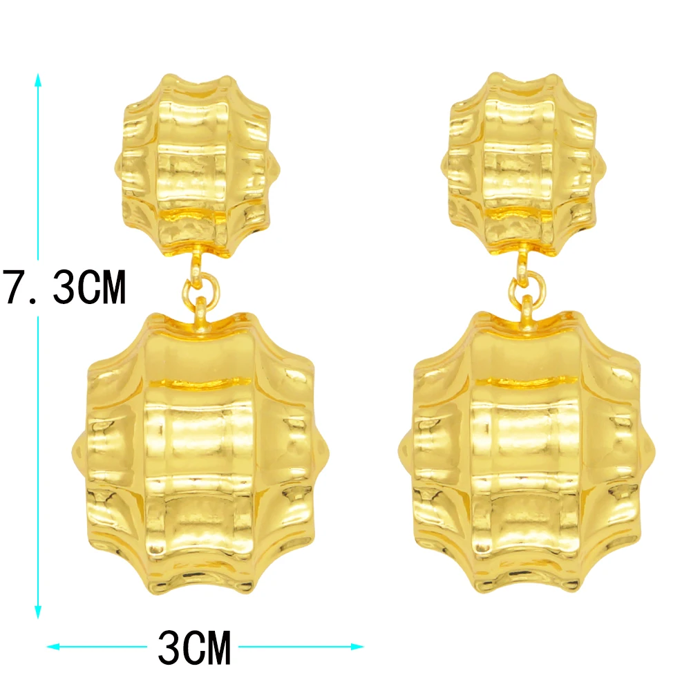 Медные золотые серьги подвеска ювелирные изделия дизайн для африканских женщин серьги свадебный подарок