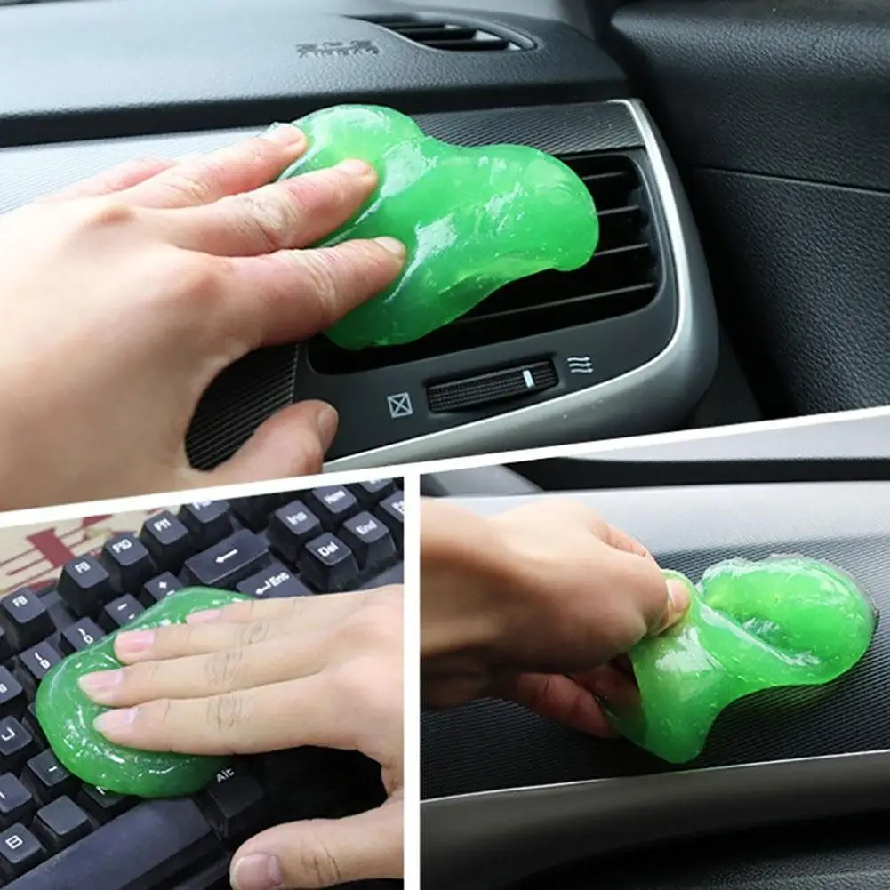 60g Auto Car Cleaning Glue Powder Magic Dust Remover Gel Jelly Dashboard  Home Computer Keyboard Gap Air Vent Dirt Cleaner Tool - Car Wash Mud -  AliExpress