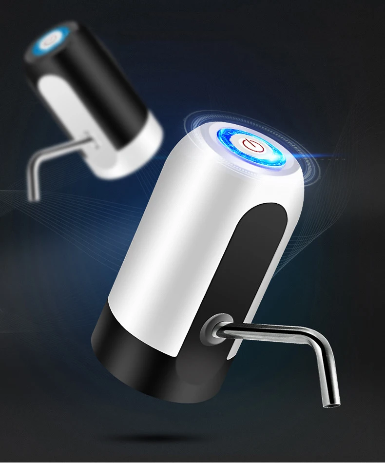USB Перезаряжаемые Электрический диспенсер для воды бутылки насоса мини