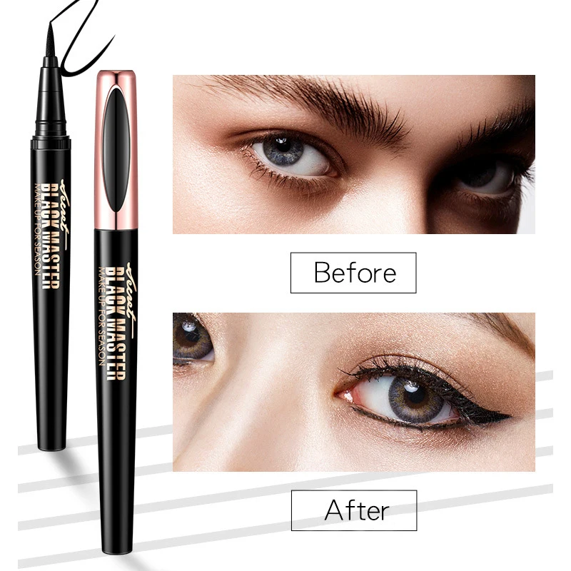 

1Pc Brand New Liquid Eye Liner Pen Lasting Waterproof Quick Dry Natural Black Eyeliner High Quality Eye Makeup Cosmetic TSLM2