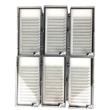 60 лотков/лот 3D 4D 5D длинные Стволовые предварительно сделанные объемные вентиляторы норка объем ресниц расширение для профессионалов предварительно обвесил большой емкости 5 дюжин