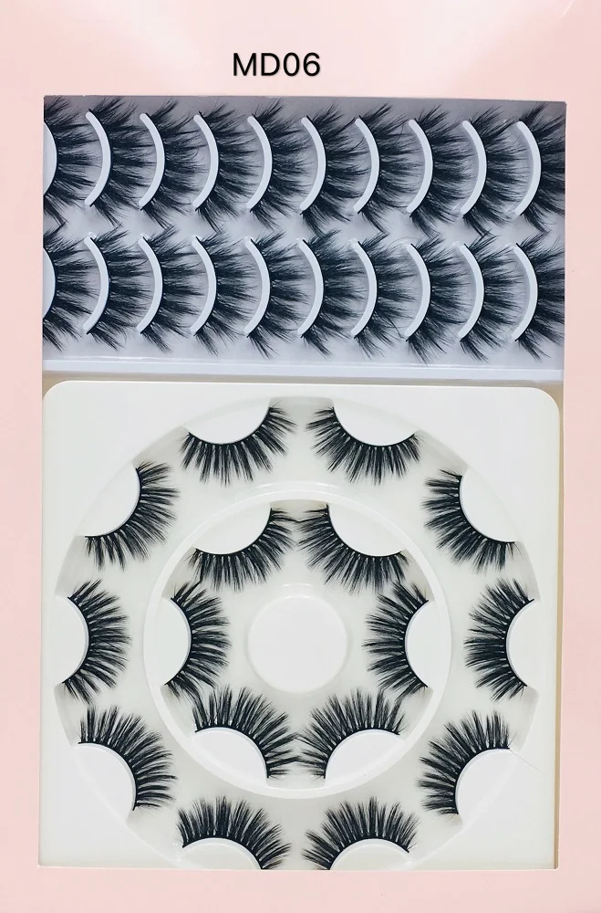 18 pair DM6 Новые натуральные длинные 16/18 пар ресницы натуральные длинные 3d норка Искусственные ресницы макияж ресниц Накладные ресницы - Цвет: 18 pair DM6
