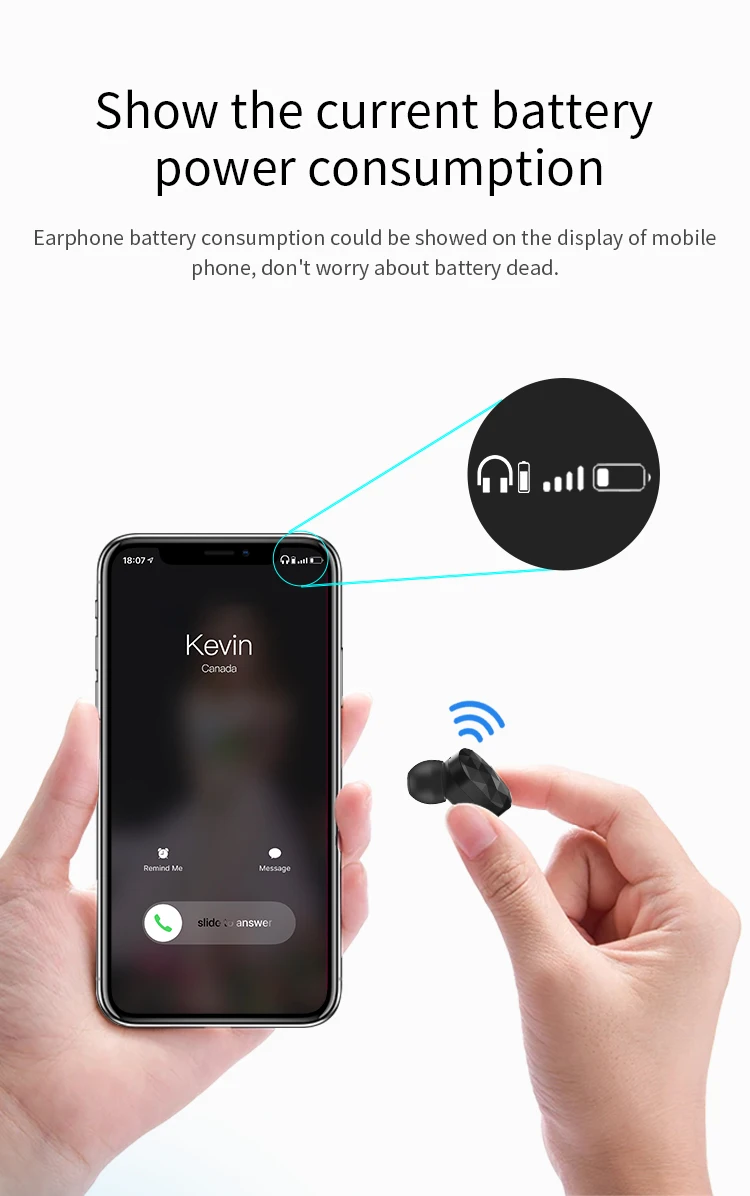 Interpad TWS 200 Bluetooth наушники раздельное использование беспроводные наушники супер бас наушники для смартфонов Android Xiaomi ios