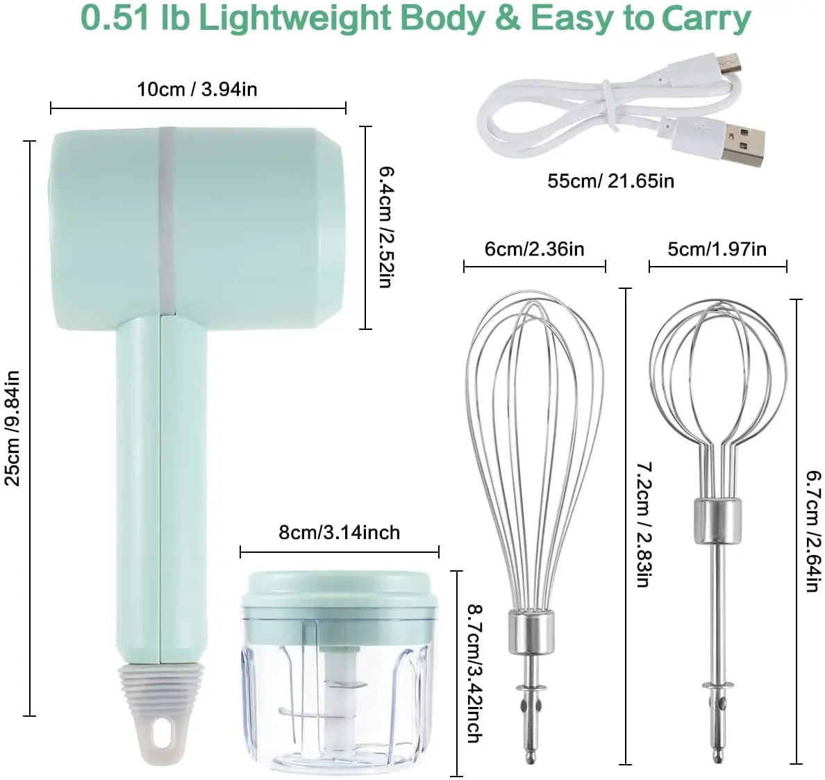  Electric Hand Mixer, Electric Whisk, Electric Egg