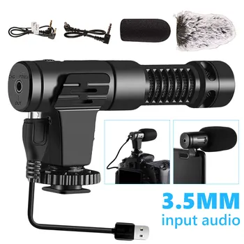 

3.5mm Audio Plug Professional Camera Recording Microphone MIC-05/MIC-01/MIC-07/MIC-07PRO For VLOG Video Photography Interview