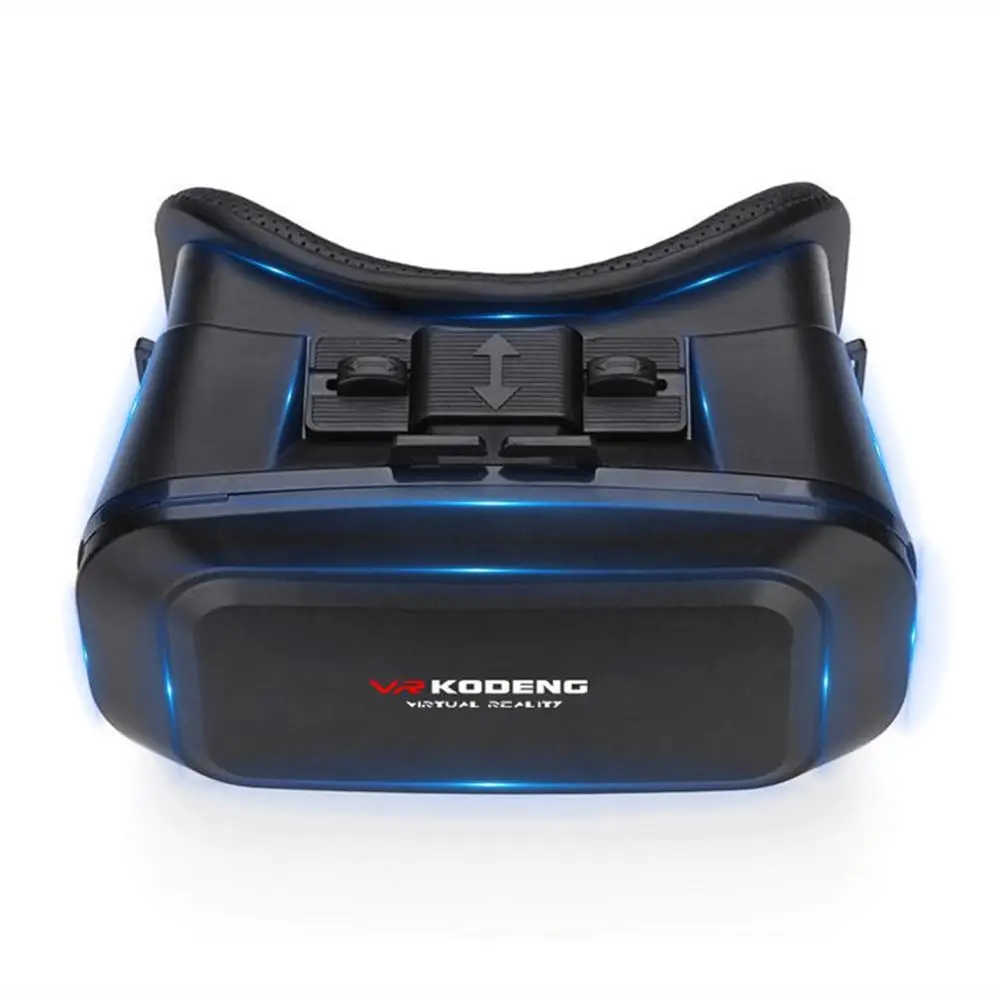 K2 3D Vr Очки виртуальной реальности Vr натуральная кожаная маска для глаз «умный» шлем Стерео игры кино боксы подходят для смартфона