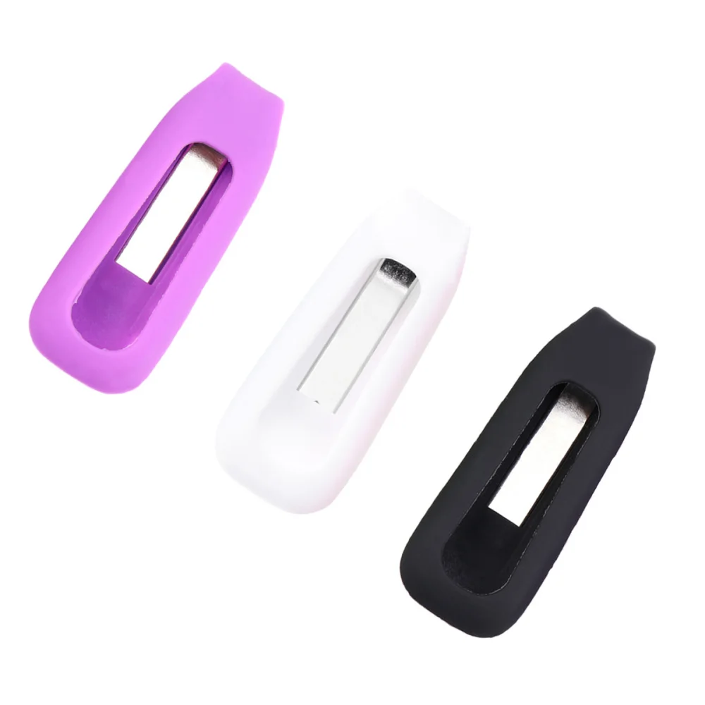 

3pcs Pedometer Silicone Clips Colorful Wireless Activity Plus Sleep Tracker Replacement Clips Holder for Fitbit One