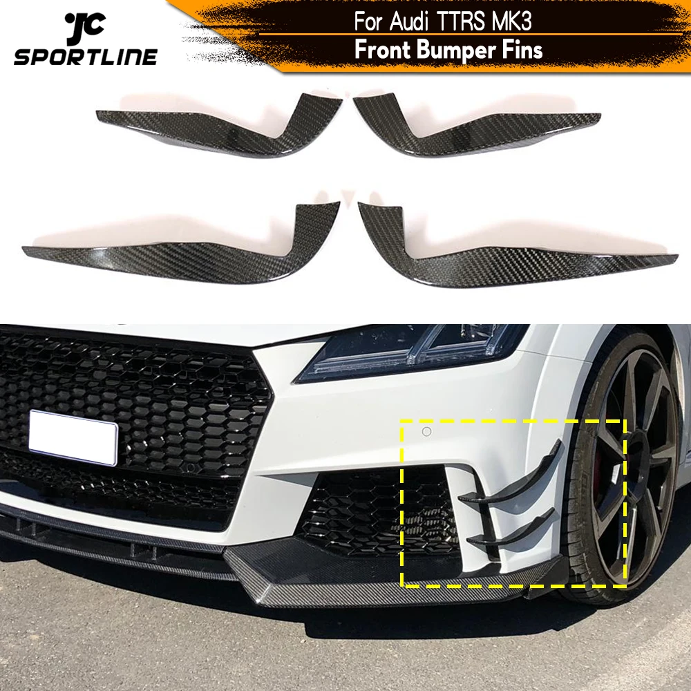 Передний бампер для Audi TTRS MK3 2016 2017 2018 решетка вентиляционного отверстия отделка