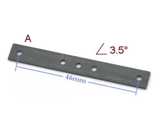 10PCS FRP Reinforcing Plate For DIY Tamiya Mini 4WD RC Car Model 3.5/5/7/9 Degree Angle Adjustment Plate