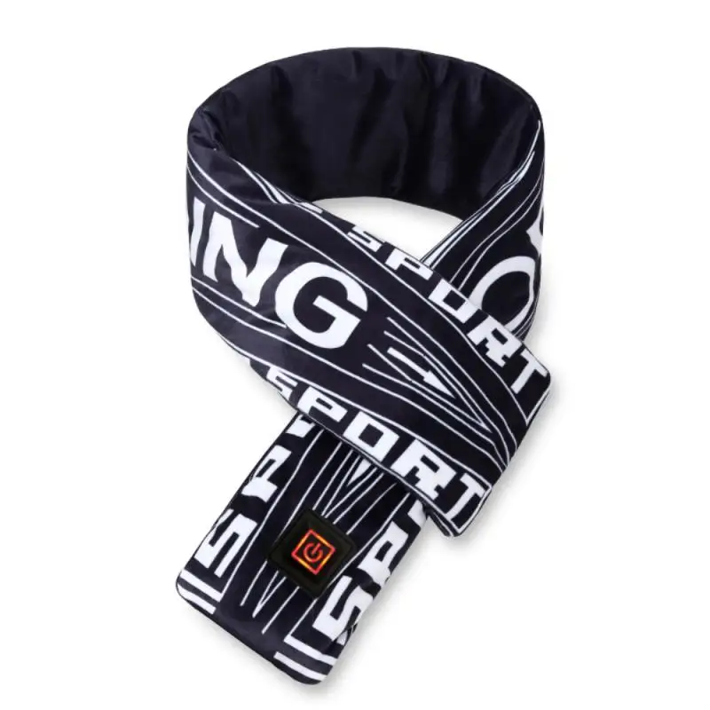 men wearing scarves New USB Heated Scarf Winter Unisex Men And Women Shawl Solid Color Neck Protector Wrap Warm Shawl Scarf mens head wrap bandana Scarves