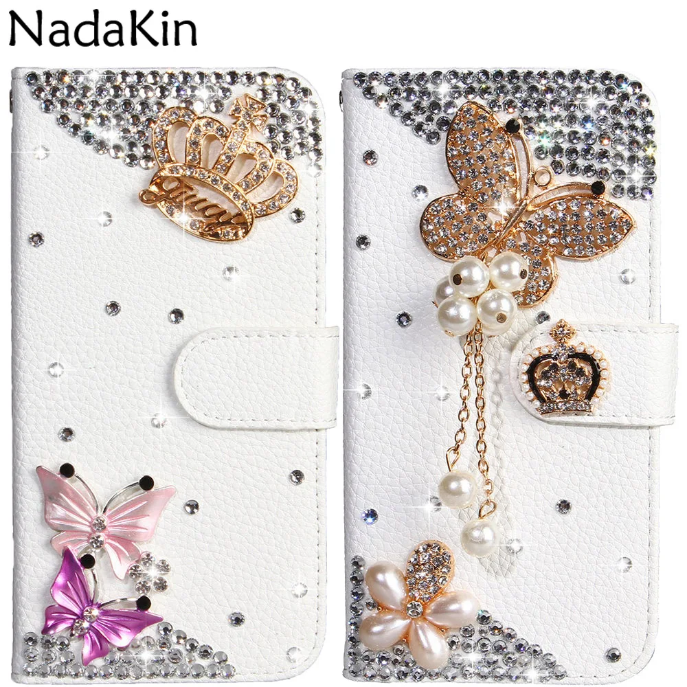 

Luxury Rhinestone Book Shell Case for Samsung A20E A10 A20 A30 A40 A40 A50 A70 A6 Plus A8 A7 2018 M10 M20 M30 Flip Leather Cover