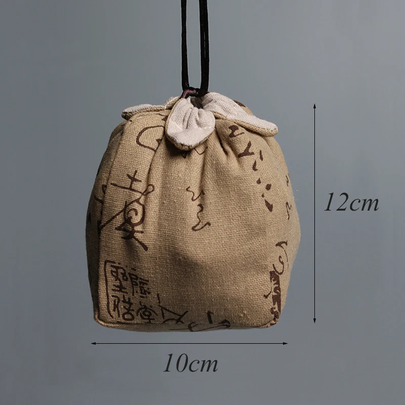 Portable Travel Transporting Teapot Teacup Storage Bag Outdoor Travel Tea Cup Pouch Teaware Bag Water Cup Holder tea storage bags