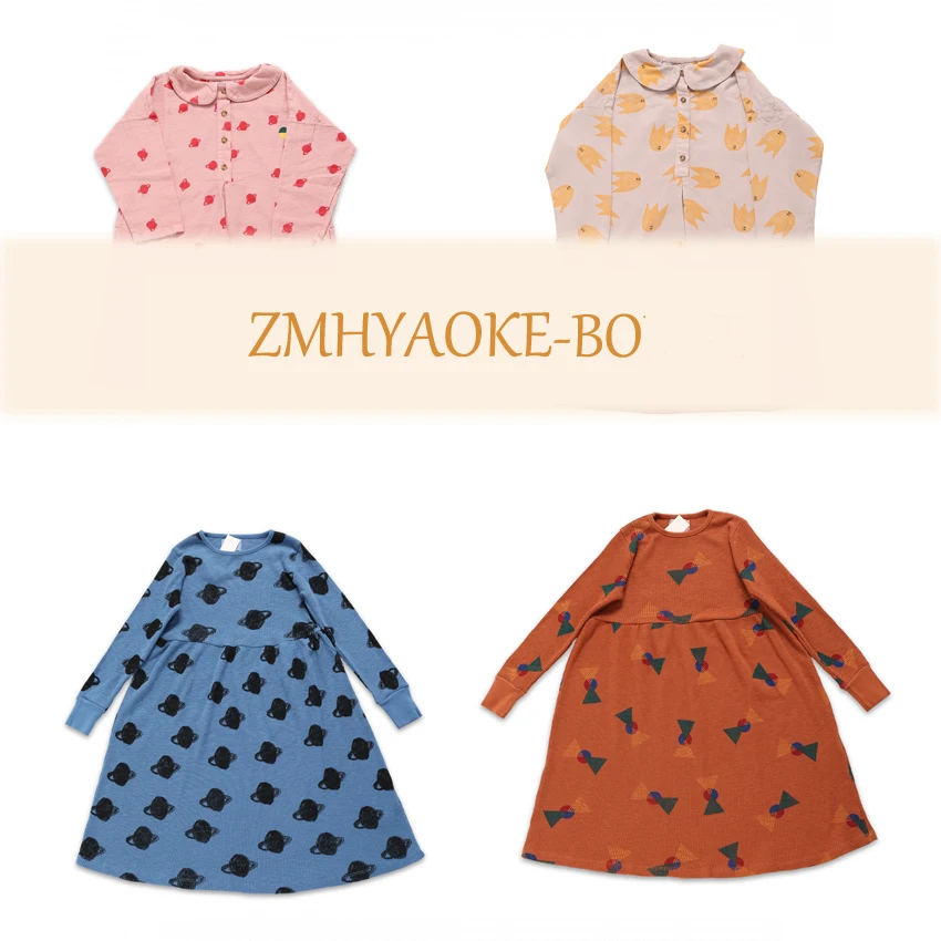 Предпродажа, ZMHYAOKE, г. Новое поступление, осеннее платье для маленьких девочек красивые вечерние платья принцессы на Рождество Детские платья для девочек