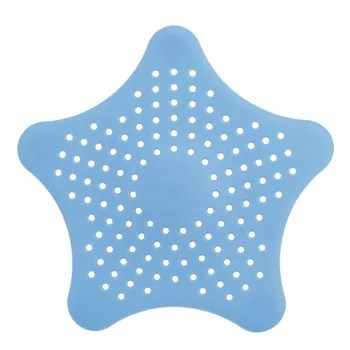 

2017 New 1Pc Star Shape Plastic Kitchen Mint Plan Bath Shower Drain Cover Waste Sink Strainer Hair Filter Catcher House Gadgets
