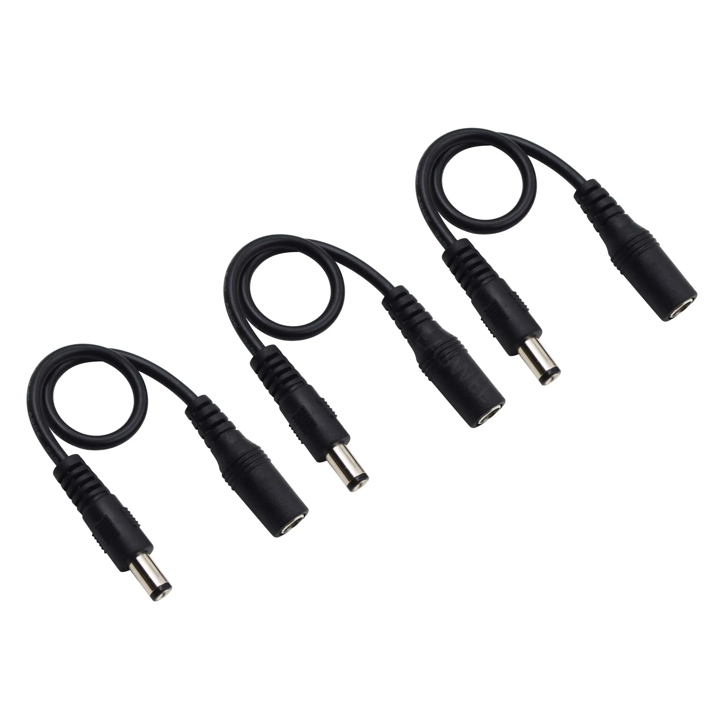 5.5 2.1mm Jack Reverse Polarity Converter Cable For Guitar Piano Pedals Ac/dc Adapters