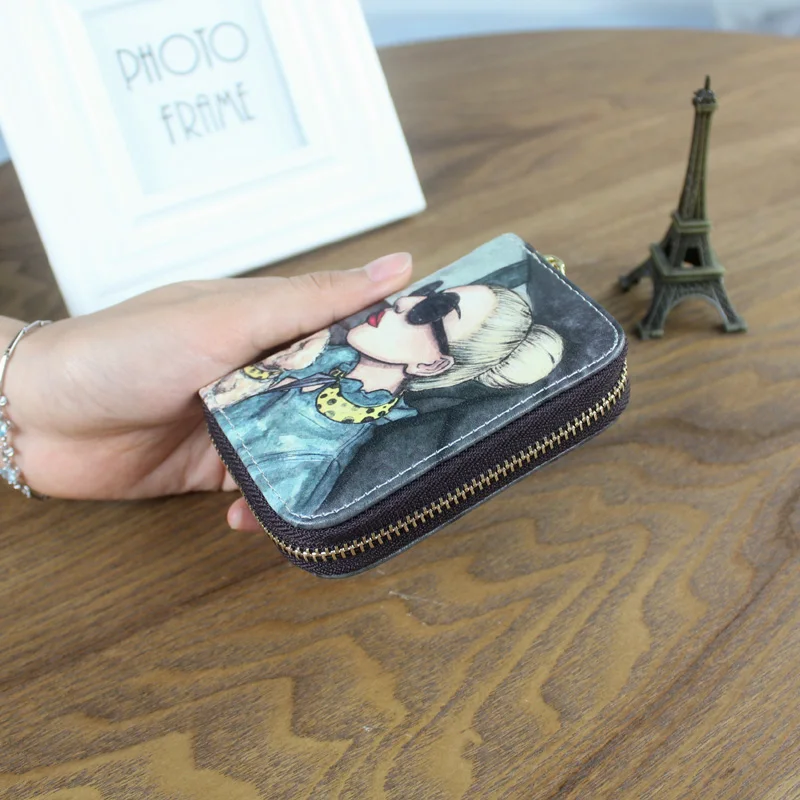 

Square Wallet Women Purses Tassel Fashion Coin Purse Card Holder Wallets Female Clutch Money Bag genuine Leather Wallet