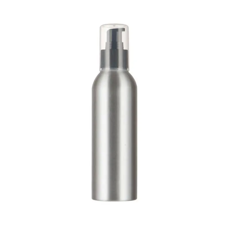 

Emulsion Press Pump Bottle Empty Face Cream Aluminum Lotion Travel Bottle 40ml 50ml 100ml 120ml 150ml 250ml Refillable 20pcs/lot