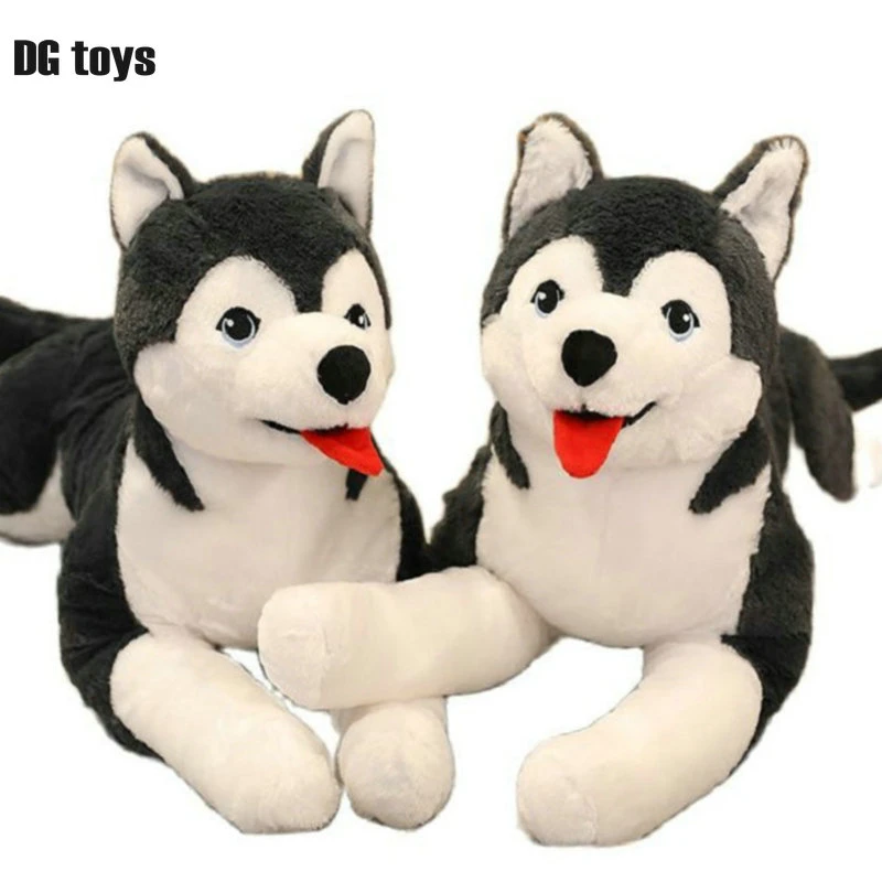 70cm Naughty Red Tongue Husky Dog Plush Toy Stuffed Lifelike Siberian Wolfhound Wolf Doll Throw Pillow Birthday Gift For Boy Kid Stuffed Plush Animals Aliexpress