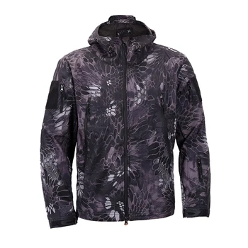 

Men Tactical Jacket Skin Soft Shell V5 Military Men Waterproof Windproof Soft Shell Windbreaker Camouflage Army Coats