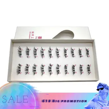 

2019 New 10 pairs of false eyelashes half lashes makeup wholesale H37