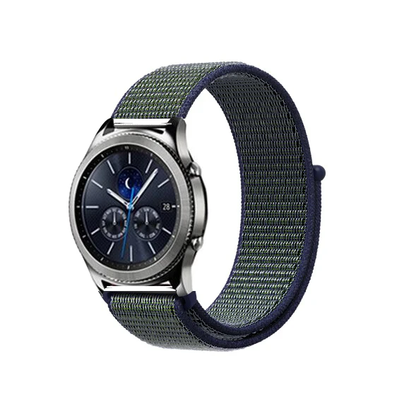 midnight fog 18 Gear s3 Frontier ремешок для samsung Galaxy watch 46 мм 42 мм активный 2 ремешок amazfit ремешок Bip 22 мм ремешок для часов 20 мм браслет huami - Цвет ремешка: midnight fog 18