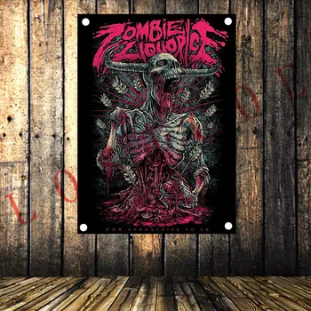 

Grim Reaper HD Retro Rock and Roll Band Flag Heavy Metal Tattoo Banners Music Studio Bedroom Background Wall Decoration