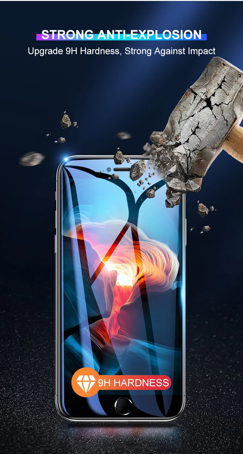 15D полное покрытие защитное закаленное стекло на Iphone 11 Pro Max защита экрана стекло для Iphone Xs Max Xr X