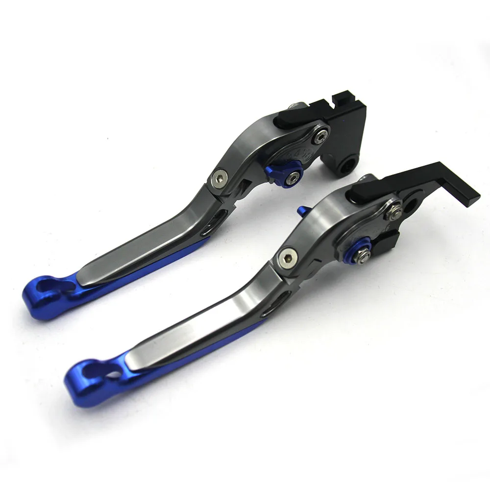 blue A 16 цветов CNC регулируемые Складные Выдвижные мотоциклетные тормозные рычаги сцепления для Honda CBR650F/CB650F - Цвет: blue A