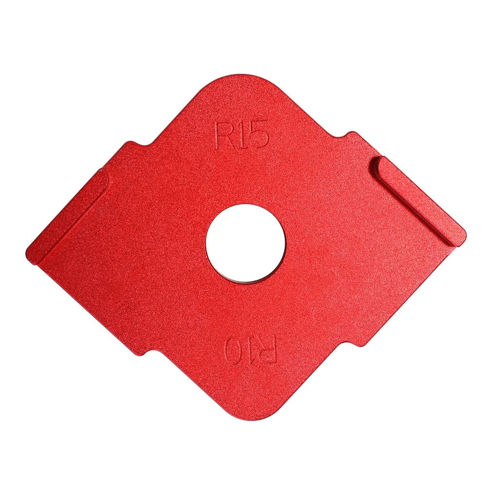 

2pcs Half Round Corner R-angle Locator Radius Quick Jig Positioning Template Aluminum Alloy Engraving Machine for Woodworking
